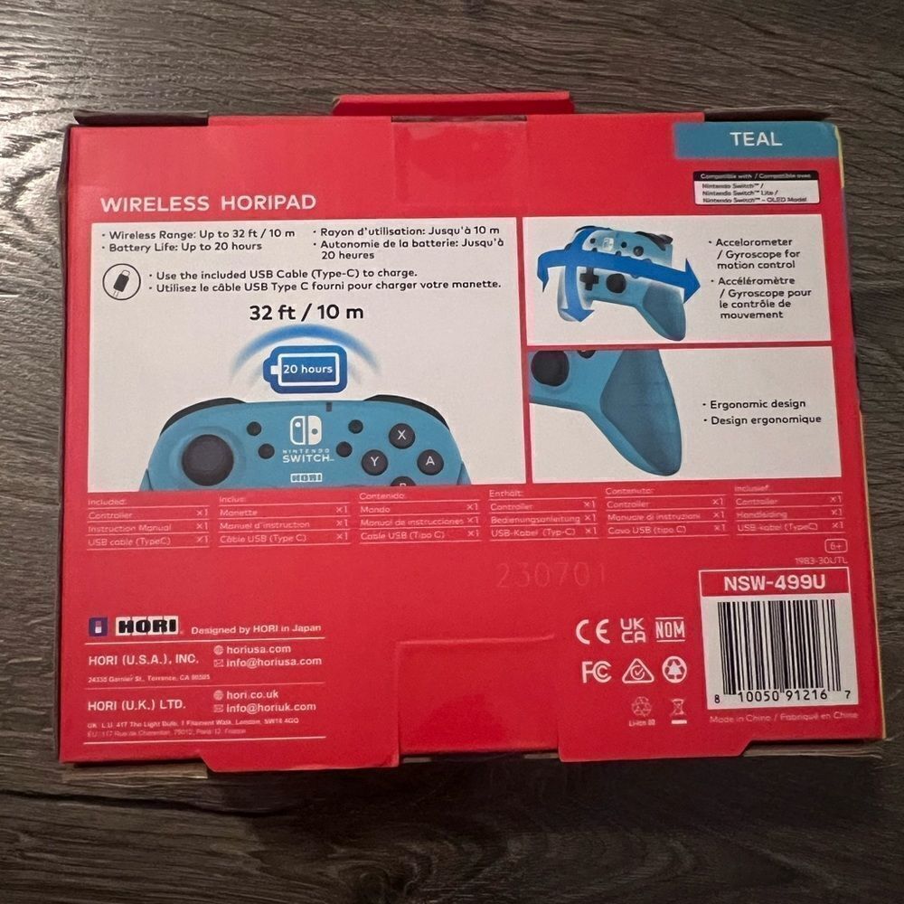 Hori Nintendo Switch Wireless HORIPAD - Picture 2 of 2